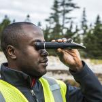 volunteer studying climate change at acadia national park